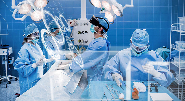 Pre-operative planning using VR