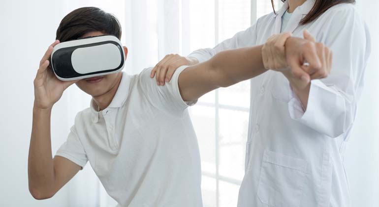 Physiotherapy with VR