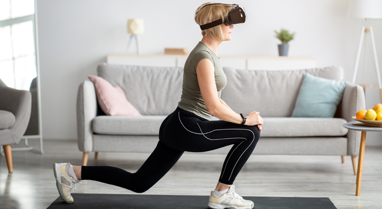 Weight loss with virtual reality