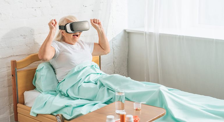 Virtual reality in treating depression
